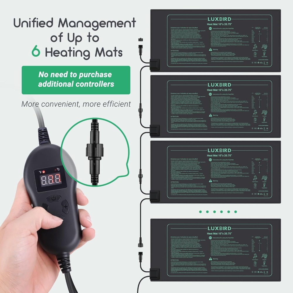 4 Pack Seedling Heat Mat with  - Seedling Heat Mat review and price