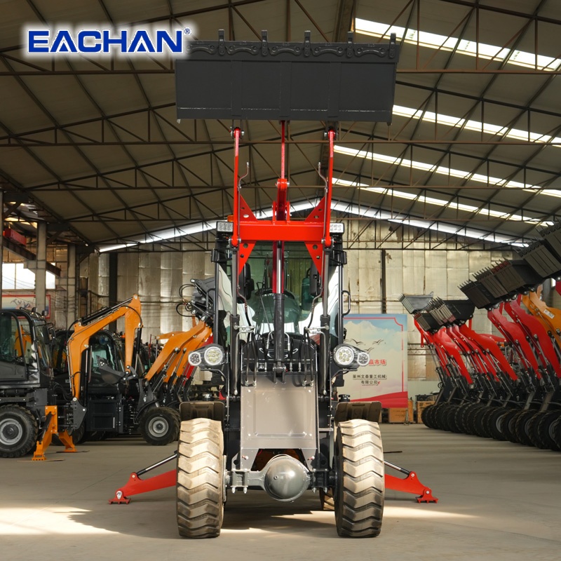 4WD Hydraulic Wheel Backhoe Lo - Agriculture Farming Work review and price