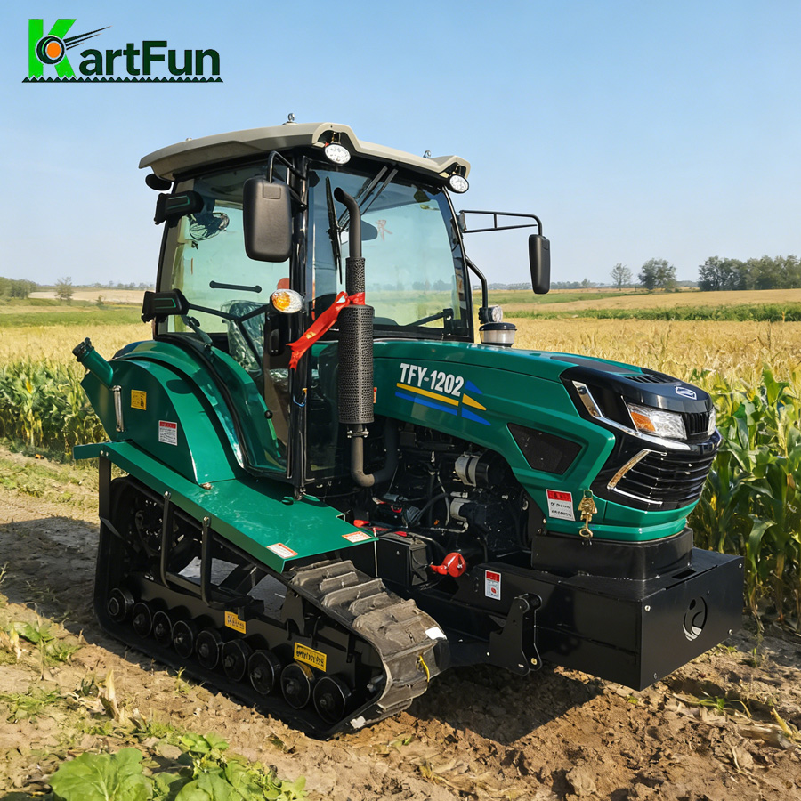 Agricultural Crawler Tractor 5 - Agriculture Farming Working review and price