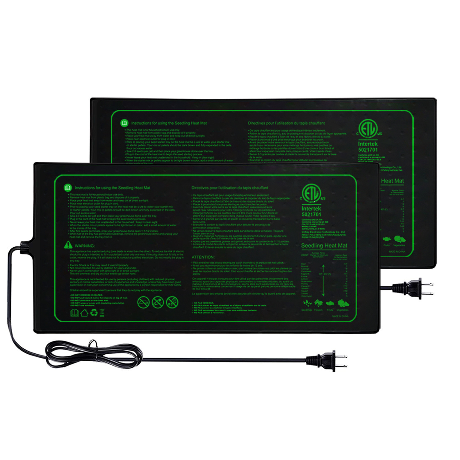 Two-pack 20x10Inch Seedling He - Seedling Heat Mat review and price