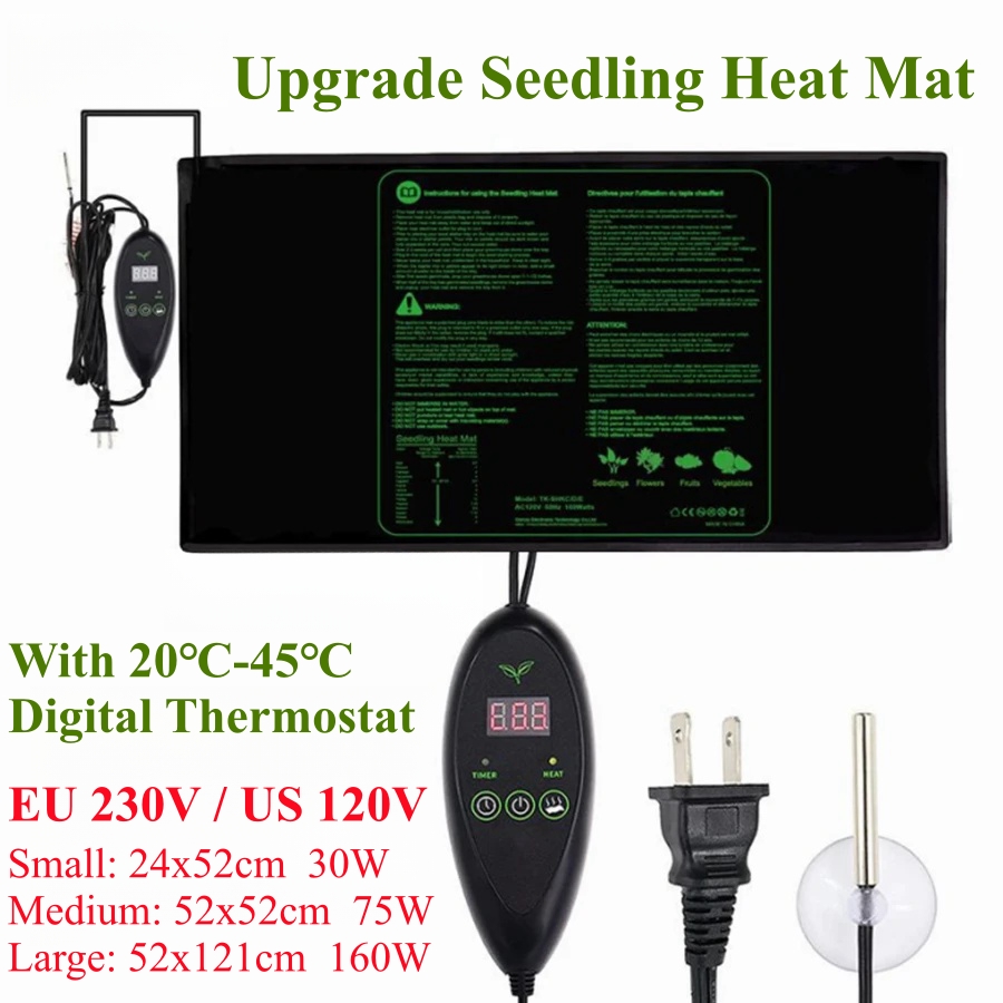 3 Sizes Upgrade Seedling Heat  - Seedling Heat Mat review and price