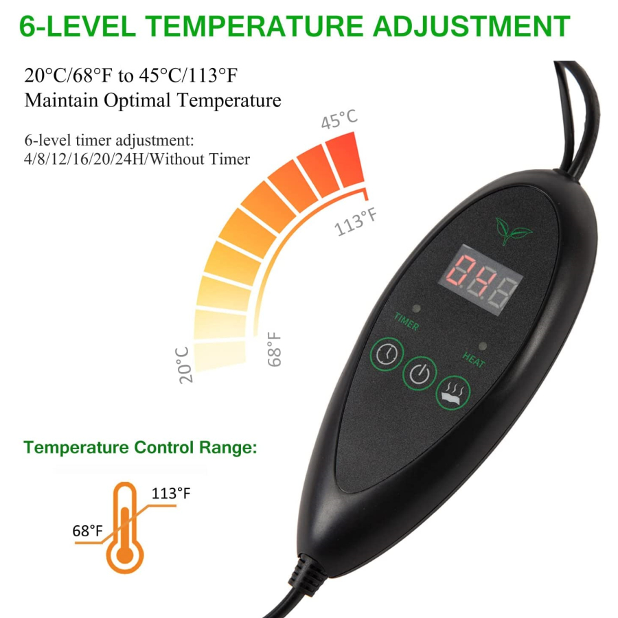 3 Sizes Upgrade Seedling Heat  - Seedling Heat Mat review and price
