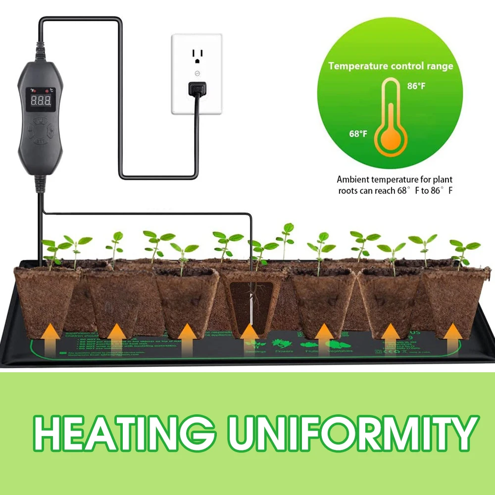50W EU-US/UK/AU Adjustable The - Seedling Heat Mat review and price