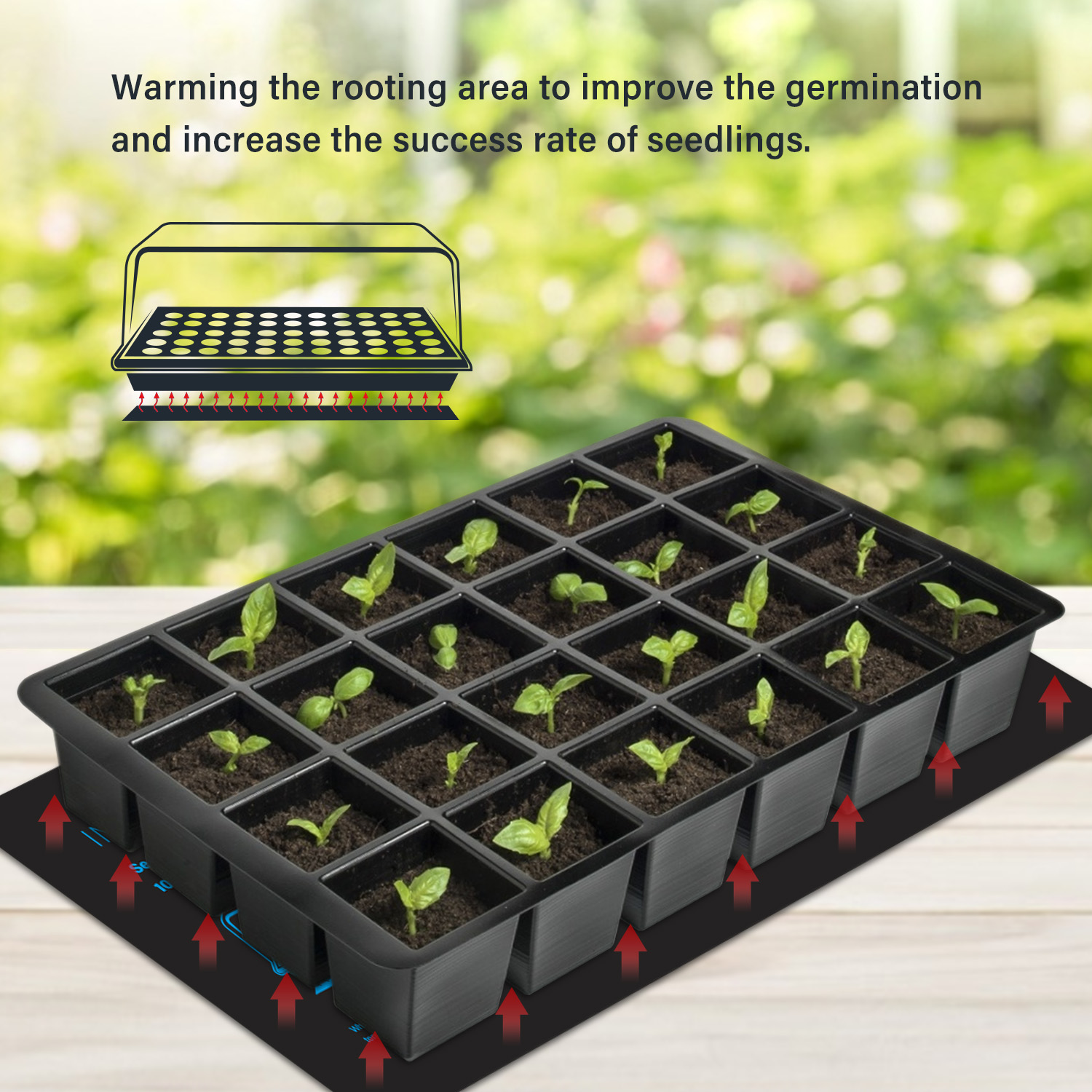 20.75x10CM EU/US/UK/AU Plug Se - Seedling Heat Mat review and price